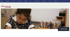 Desktop Screenshot of mangaloreoneschool.com